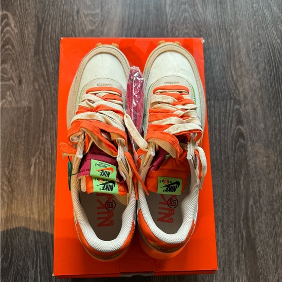 sacai clot orange blaze